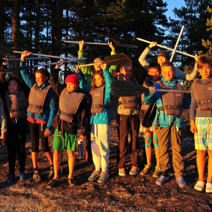 Klassenfahrt Kanuwanderung auf der Mecklenburgischen Seenplatte