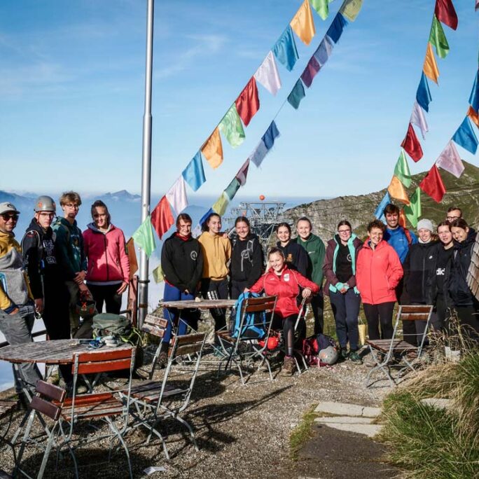 Klassenfahrt Alpenüberquerung E5 Oberstdorf - Meran