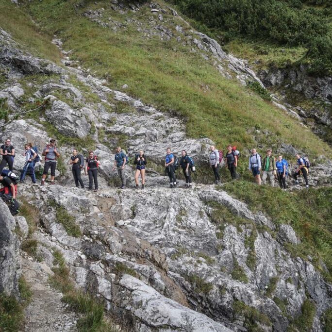 Klassenfahrt Alpenüberquerung Oberstdorf - Vinschgau Die Alternative zum E5